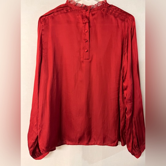 NEW J Crew Ruffleneck drapey top!!! - Picture 2 of 8